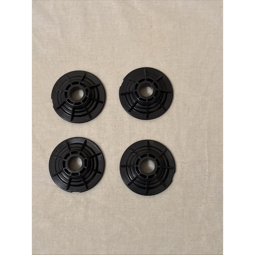 4 Samsung LED TV 1.5 Inch Diameter Wall Mount Spacers Adapters Black Set of 4